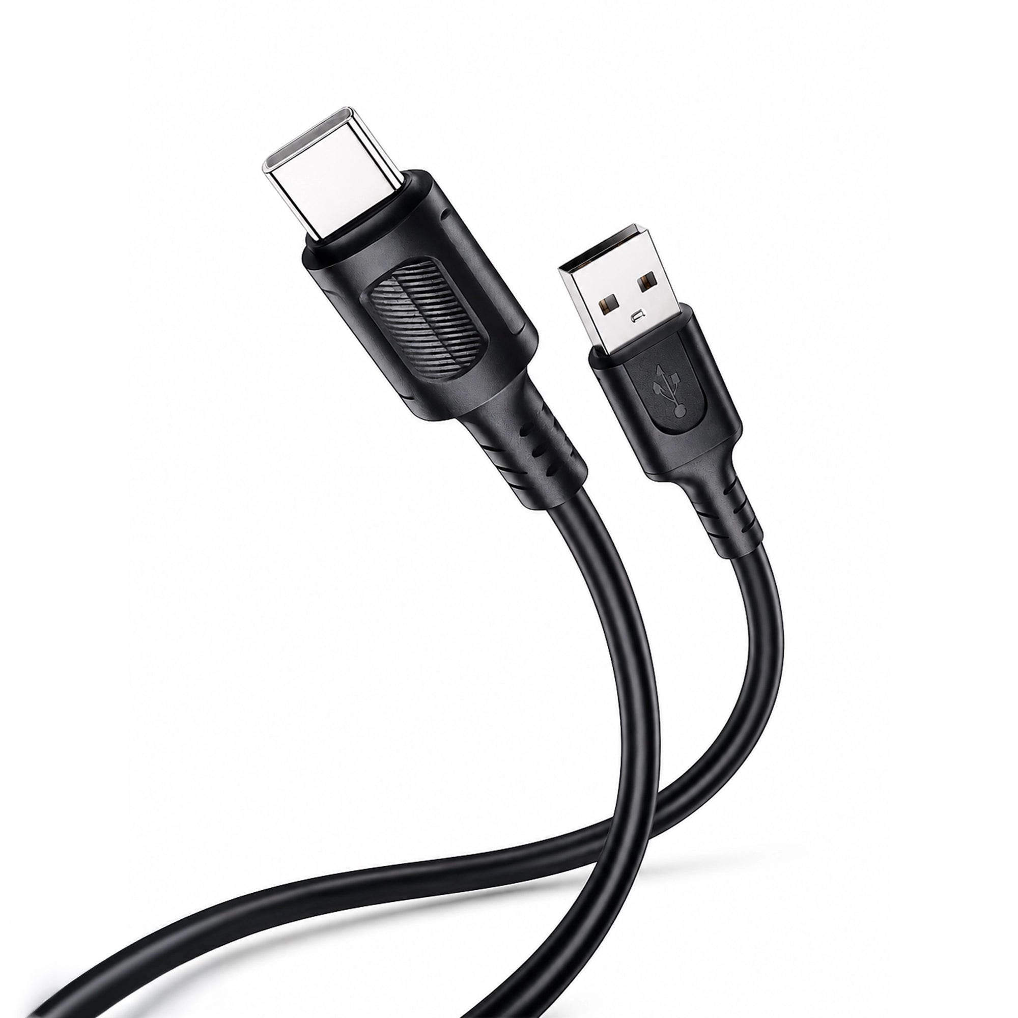 Cable USB-A a USB-C Borofone BX111 Carga Rápida 1M Negro