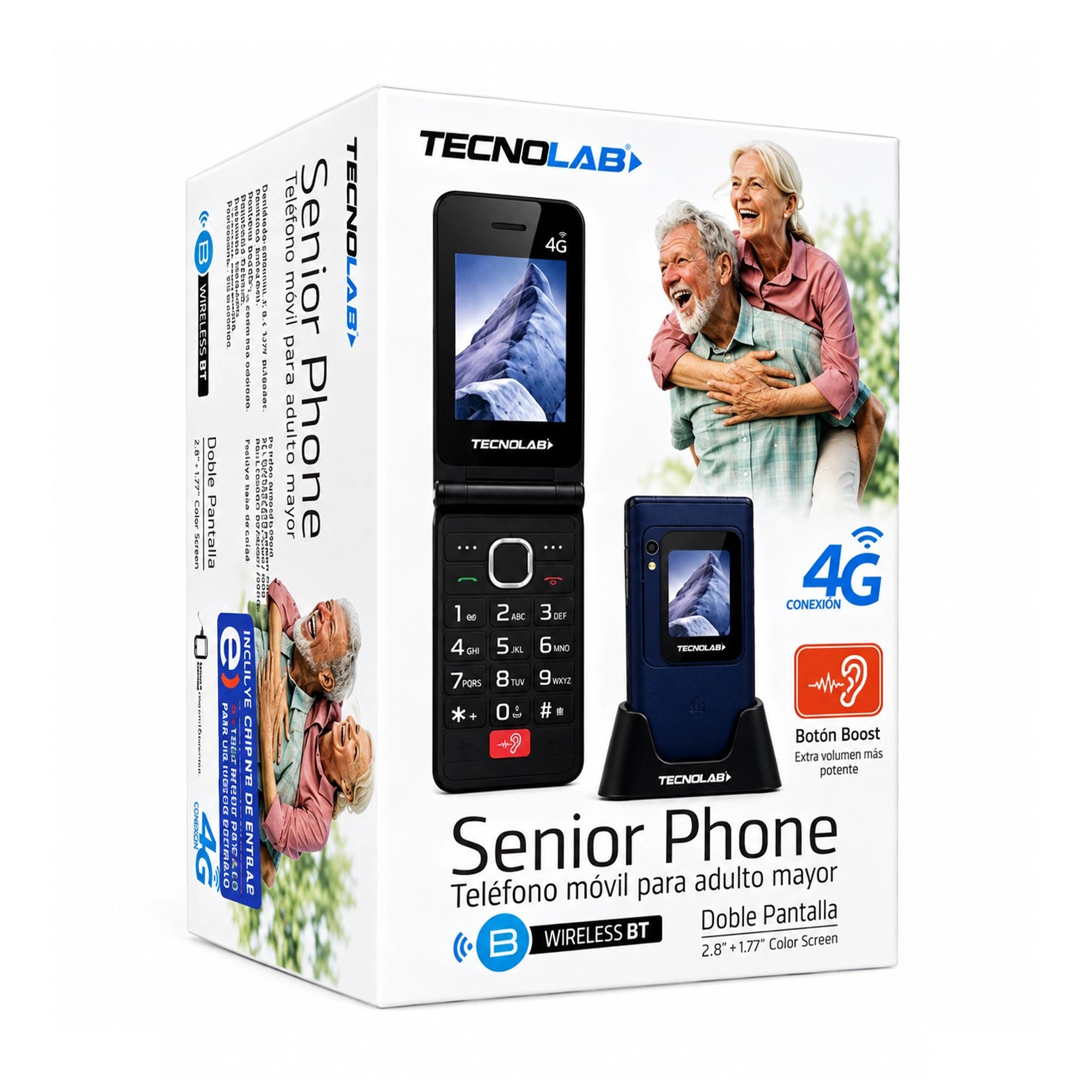 Senior Phone Tecnolab 4G Azul