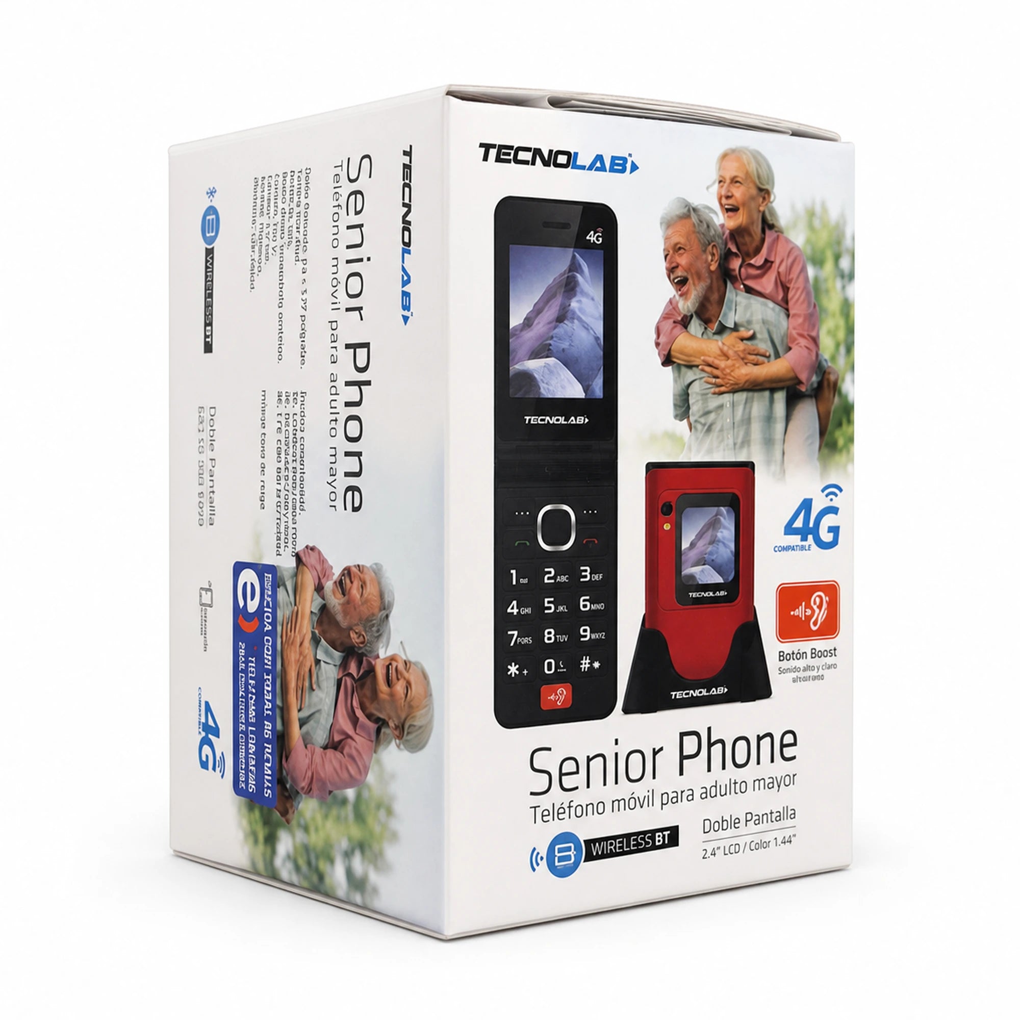 Senior Phone Tecnolab 4G Rojo