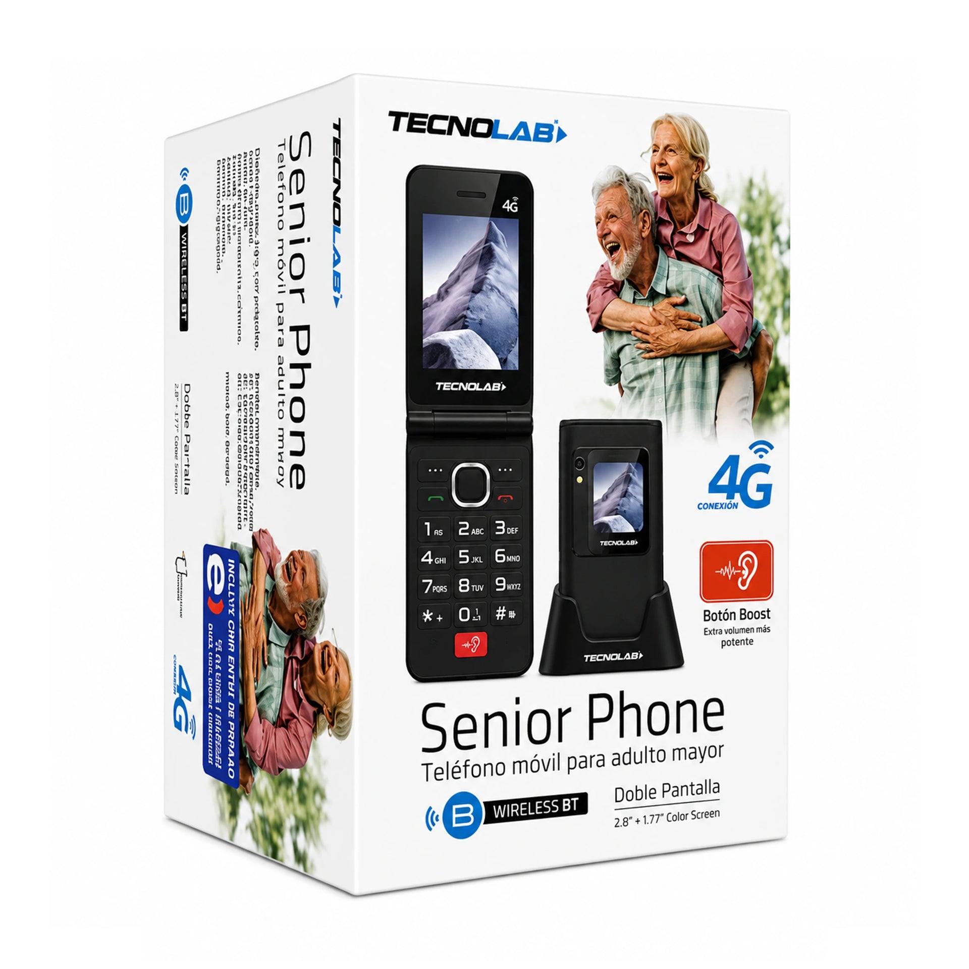 Senior Phone Tecnolab 4G Negro