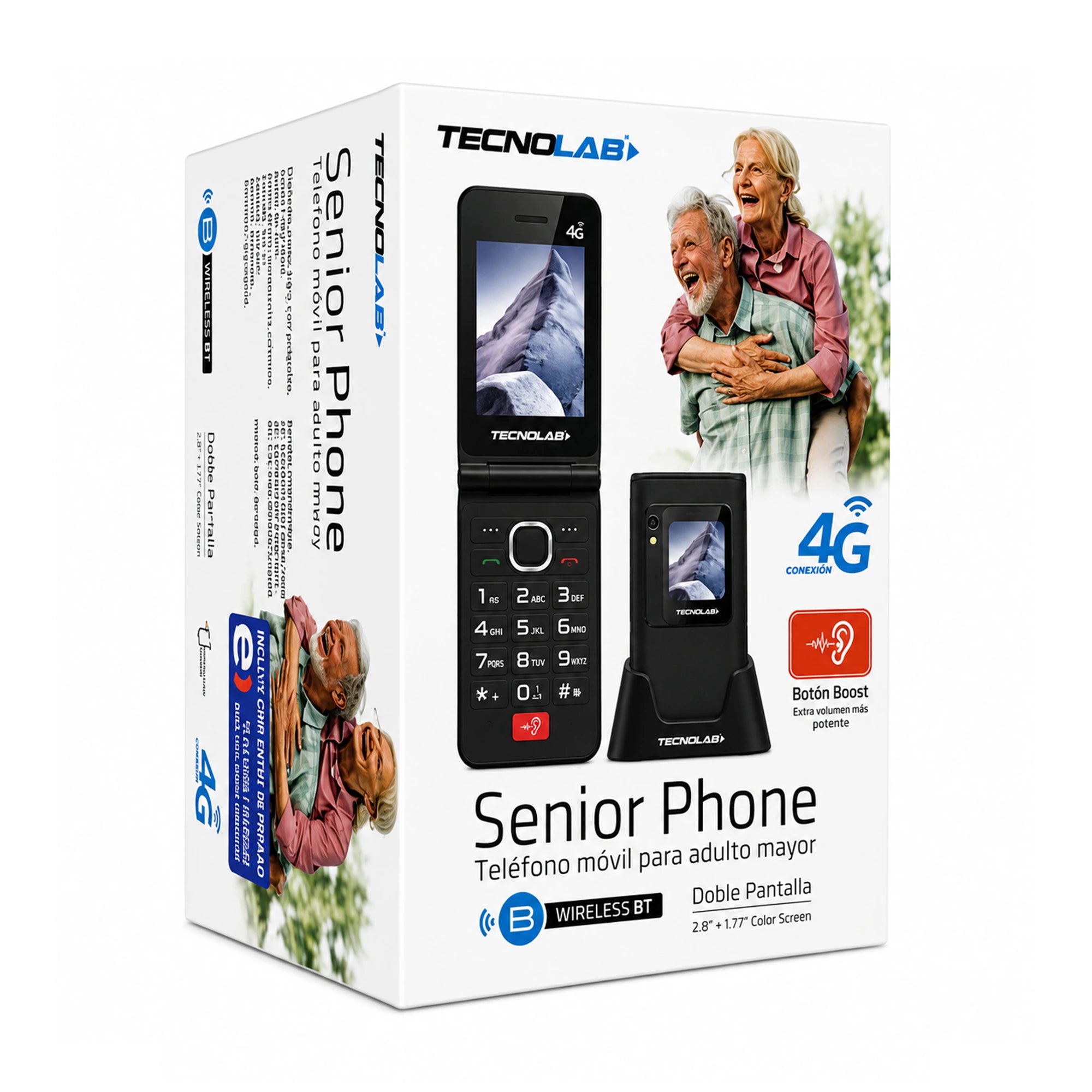 Senior Phone Tecnolab 4G Negro