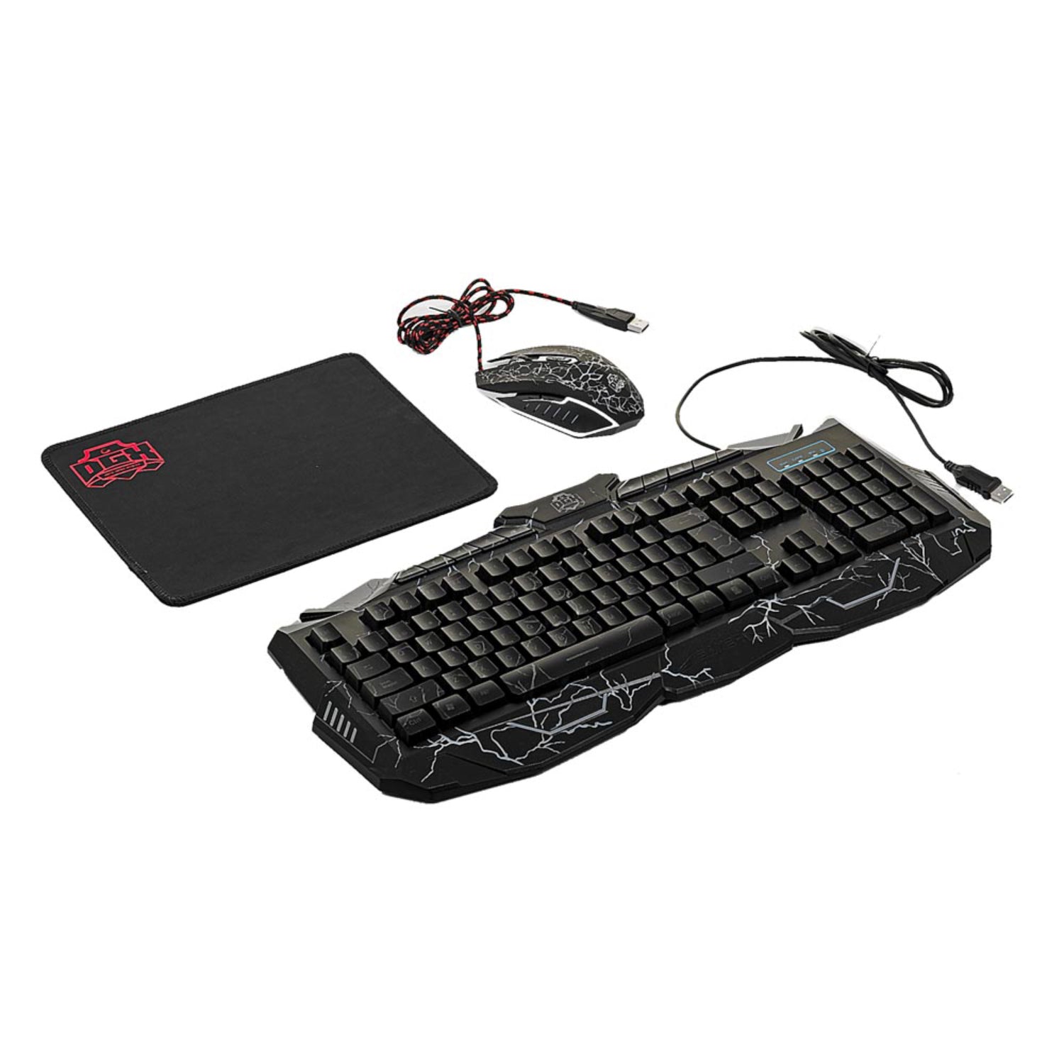 Kit Gamer – Teclado, Mouse y Mouse Pad