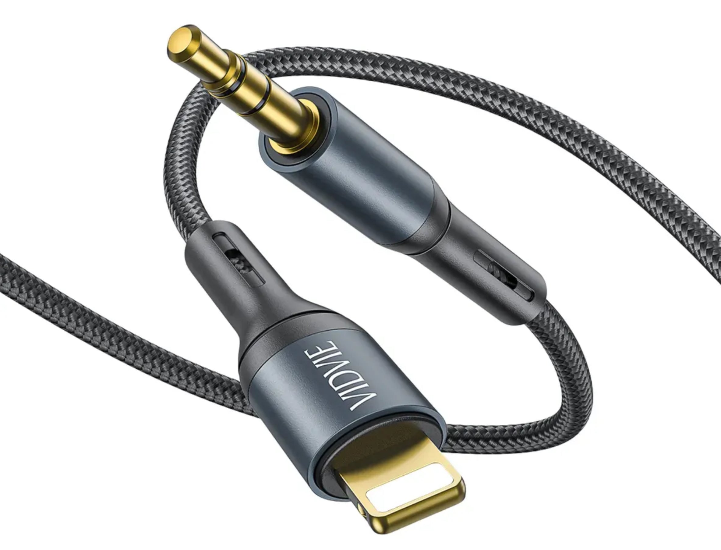 Cable Auxiliar Vidvie para iPhone – Lightning a 3.5 mm