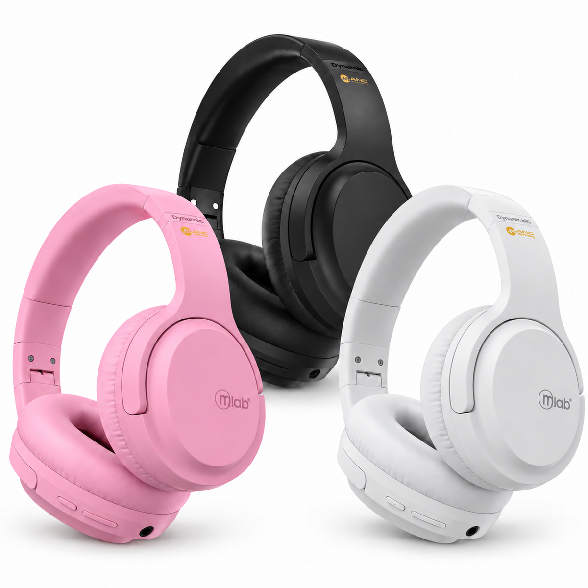 Audífonos Bluetooth Mlab Dynamic Stop Noise ANC – 32 Horas