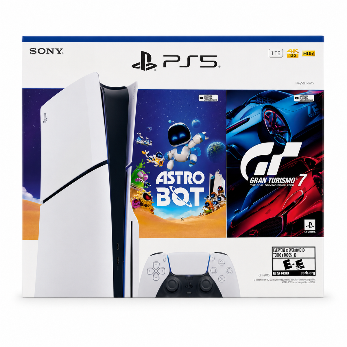 Consola PlayStation 5 Slim 1TB con Lector + ASTRO BOT y Gran Turismo 7