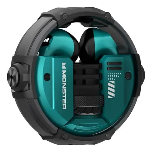 Monster Airmars XKT10 - Audífonos Gamer Inalámbricos con Estuche LED
