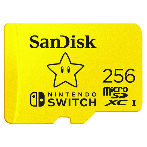 Memoria Nintendo Switch - MicroSDXC SanDisk de 256 GB