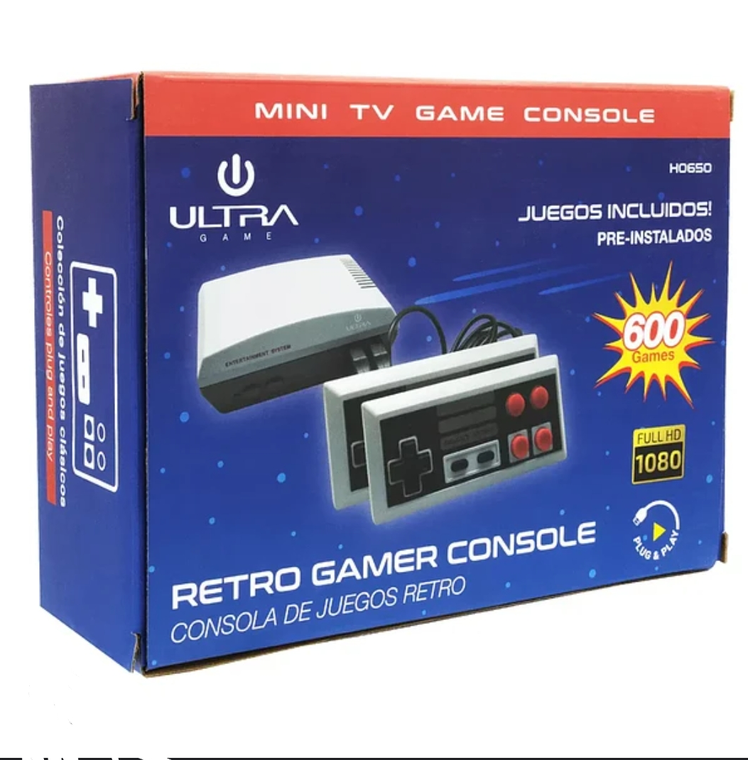 Consola Retro Ultra - 600 juegos incluidos